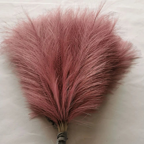 Set of 10 artificial pampas grass bouquets for interior decoration - vue 9 sur 17