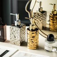 ceramic soap dispenser for lotion and shampoo