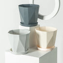 Nordic style plastic flower pot, trendy and simple