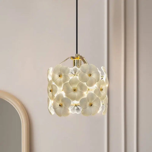 Romantic French art chandelier with decorative LED light - vue 5 sur 8
