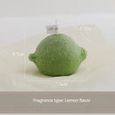 handmade decorative lemon candle scented gift for birthday
