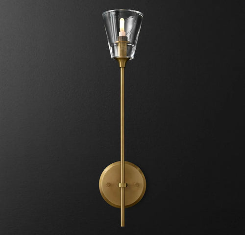 Postmodern wrought iron wall light for interior decor - vue 10 sur 10