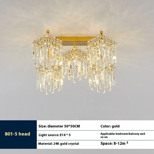 Luxury crystal lamp for elegant modern interiors - vue 14 sur 14