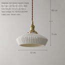 Japanese ceramic pendant light in Scandinavian style for an elegant interior