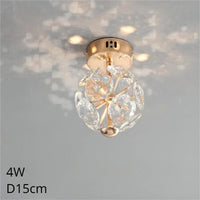 Modern luxury pendant light with luminous diamond design
