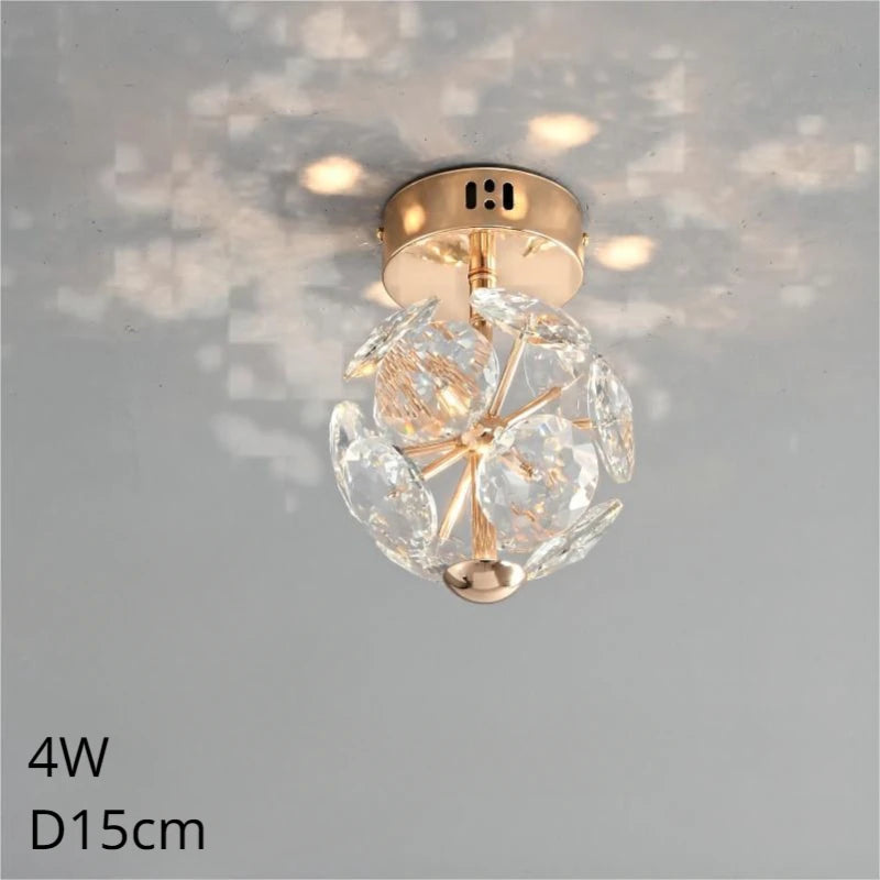 Modern luxury pendant light with luminous diamond design