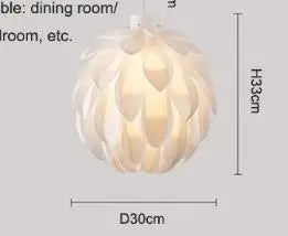 Modern pinecone pendant light for creative decor