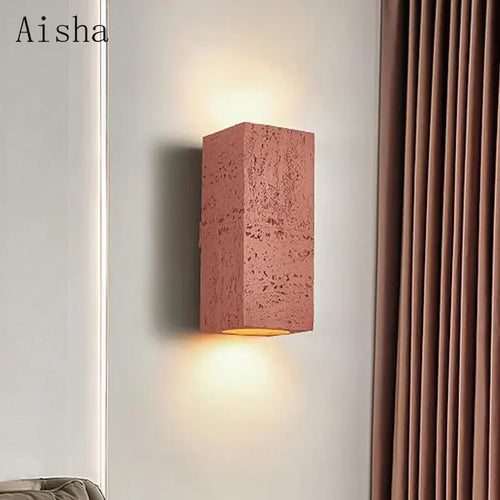 Nordic retro resin wall light for interior decoration - vue 6 sur 11