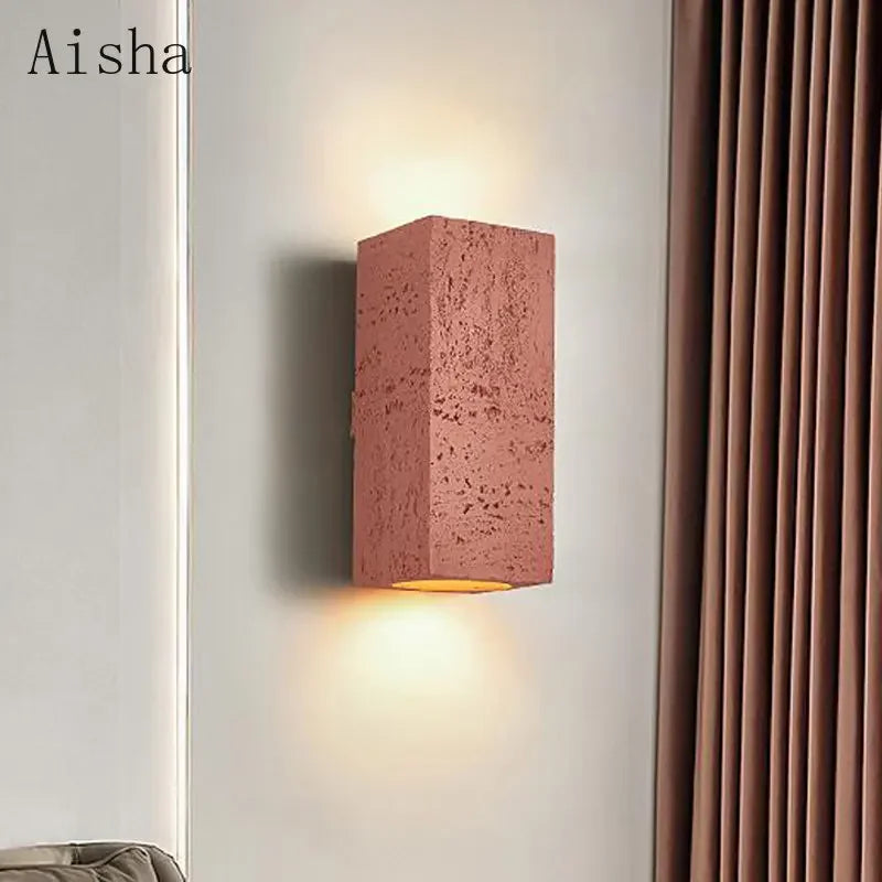 Nordic retro resin wall light for interior decoration - vue 5 sur 11