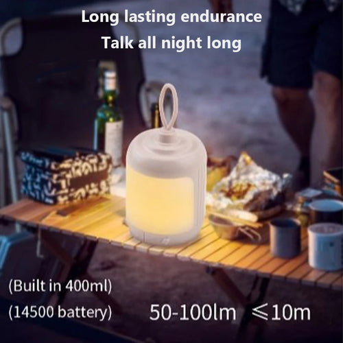 Portable waterproof LED camping lantern with 4 modes - vue 4 sur 6