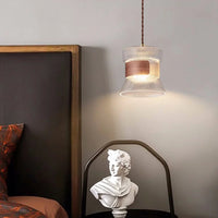 Modern nordic glass pendant light for restaurant decor