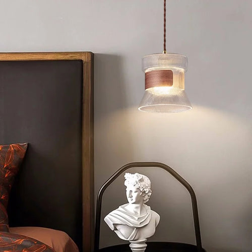 Modern nordic glass pendant light for restaurant decor