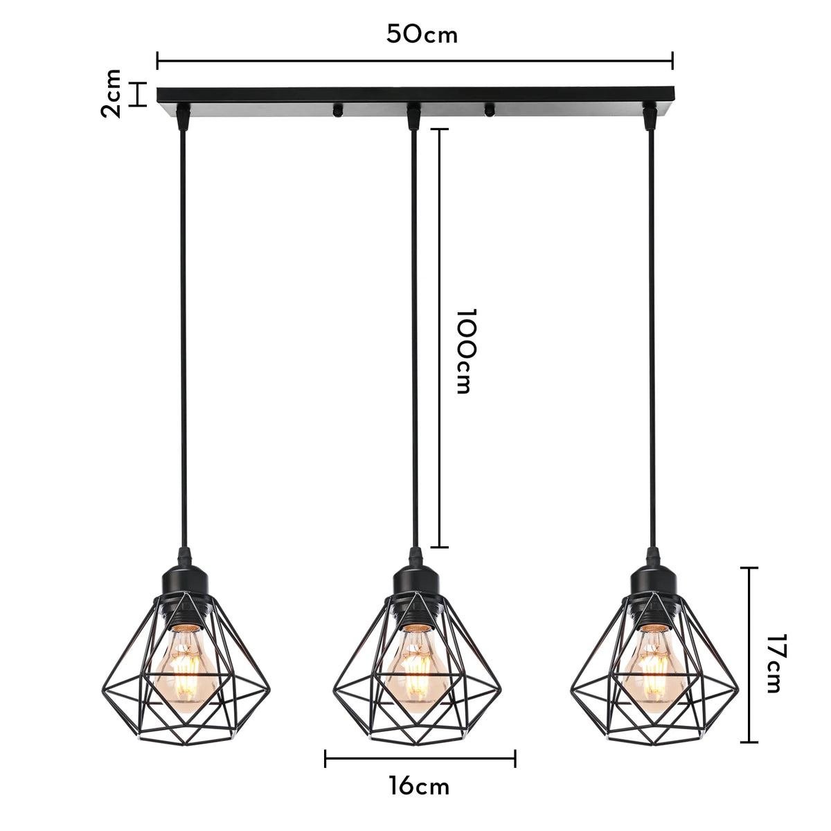 Modern pendant with LED heads for contemporary interiors