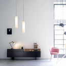 Modern glass LED pendant light for creative interiors