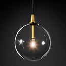 Nordic design clear glass chandelier for interior decoration