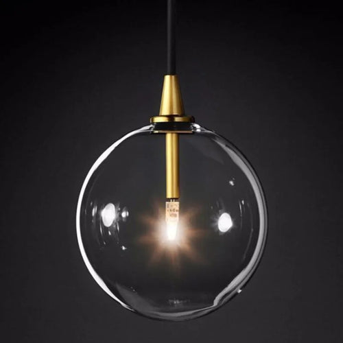 Nordic design clear glass chandelier for interior decoration - vue 2 sur 10