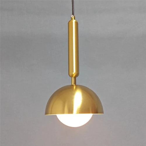 Modern iron art pendant light with LED lighting - vue 7 sur 8