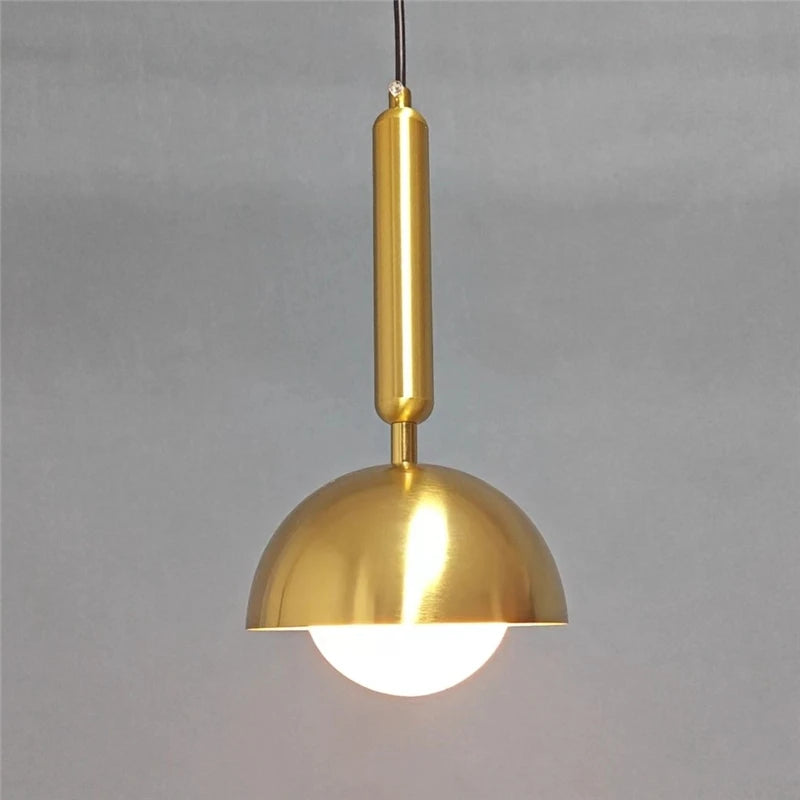 Modern iron art pendant light with LED lighting - vue 6 sur 8