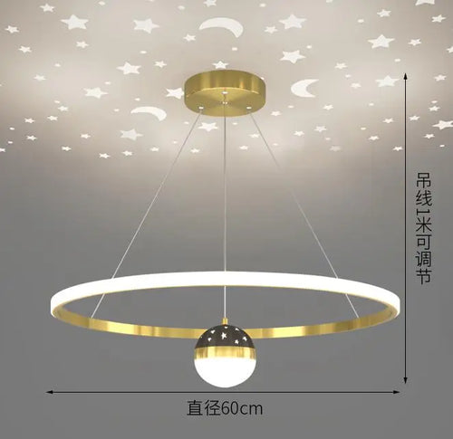 Modern silica LED pendant chandelier for restaurant and office - vue 11 sur 14