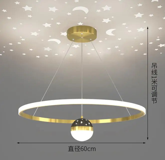 Modern silica LED pendant chandelier for restaurant and office - vue 10 sur 14