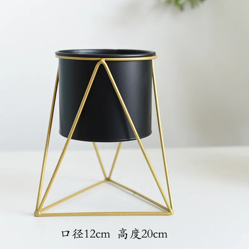 elegant wrought iron stand for indoor plants and flowers