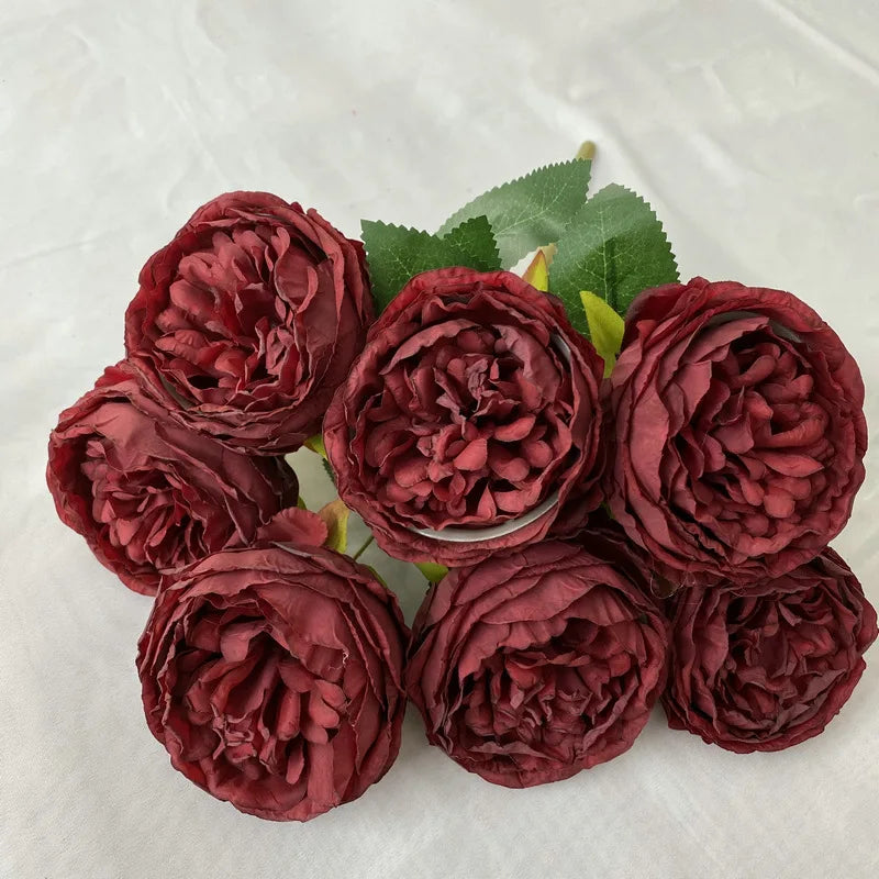 Decorative artificial rose bouquet for weddings and events - vue 13 sur 16