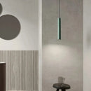 Terrazzo bar cement minimalist pendant light for dining room, bedroom, or bedside, industrial style single-head lamp