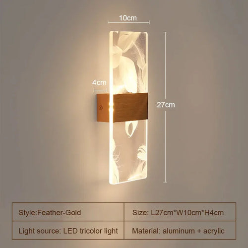 Modern LED wall light - vue 17 sur 17
