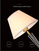 Luxury European all-copper crystal bedside lamp