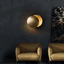 Modern round wall light eclipse decorative wall lamp