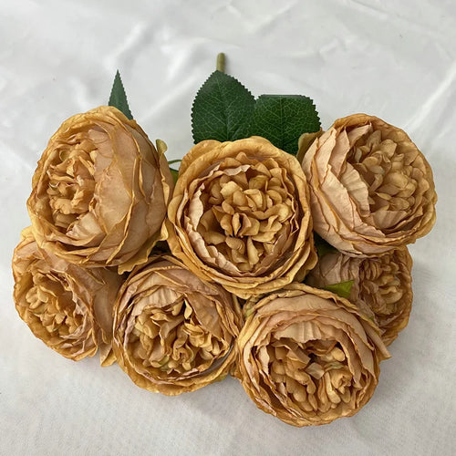 Decorative artificial rose bouquet for weddings and events - vue 11 sur 16