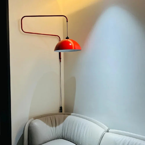 Long arm adjustable wall light modern creative timeless design - vue 5 sur 8