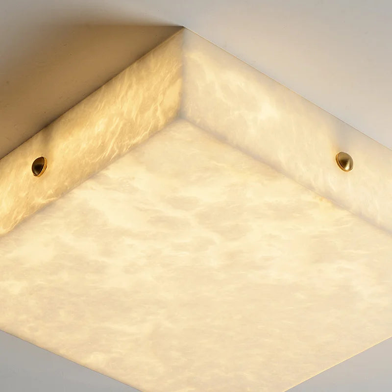 Modern Chinese style copper ceiling light for elegant interiors - vue 5 sur 9