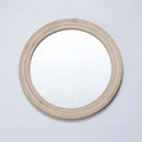 decorative raffia mirrors for elegant wall decoration