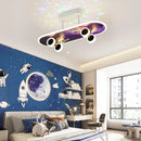 Creative skateboard ceiling lights