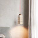 Set of 3 natural wabi sabi LED pendant lights