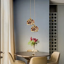 Shell glass pendant light for bohemian nordic decor