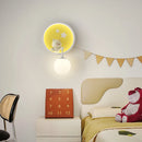 Romantic animal decorative wall light for children