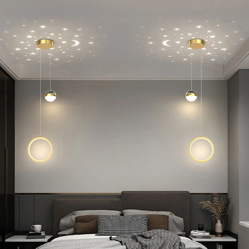 Modern pendant light bar for indoor lighting