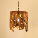 Nordic style wooden pendant light for restaurants, cafés and bars