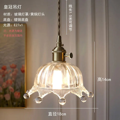 Modern Nordic glass pendant light for elegant interiors - vue 11 sur 10