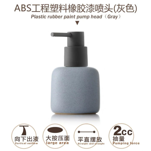 ceramic bottle for portable soap and shower gel - vue 14 sur 21