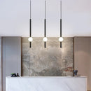 Long bar LED chandelier pendant light
