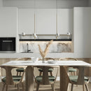 Modern glass pendant light for interior decor