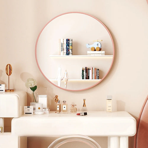Nordic round decorative mirror for bathroom - vue 2 sur 8