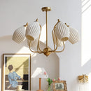 Bauhaus ceramic chandelier for an elegant and modern interior