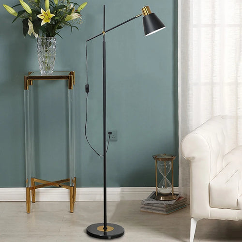 Modern minimalist Nordic floor lamp with creative LED light - vue 3 sur 7