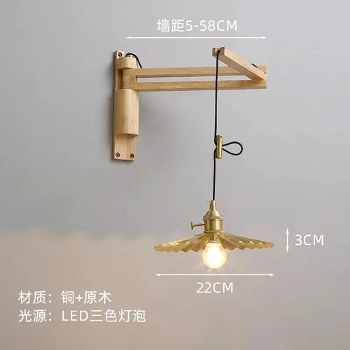 Elegant extendable copper wall light for multiple spaces - vue 13 sur 23