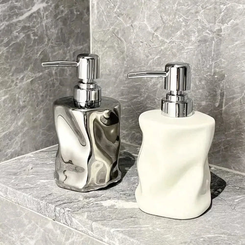 creative ceramic bottle for lotion and soap - vue 4 sur 6