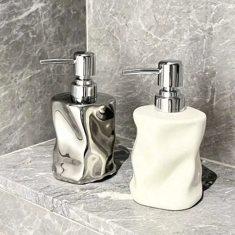 creative ceramic bottle for lotion and soap - vue 3 sur 6